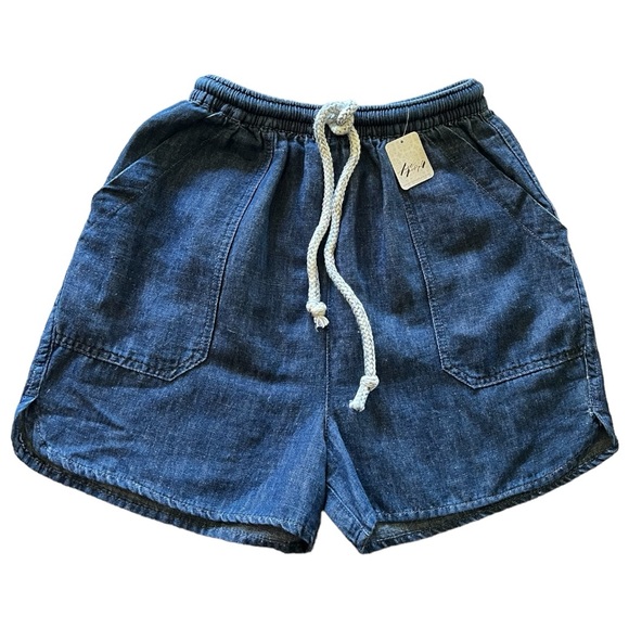 Dr. Collectors x Free People Denim Hemp Weekend M 8/10 Blue Boho Retro Look USA - Picture 7 of 9